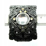 BRANSOLETKA SZEROKA ROZPINANA  OZDOBNA                                                (0611-5848 SA) - 4