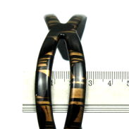 OPASKI DO WŁOSÓW BRĄZOWE 6 SZTUK FALOWANE (0314-513 SA) - 3