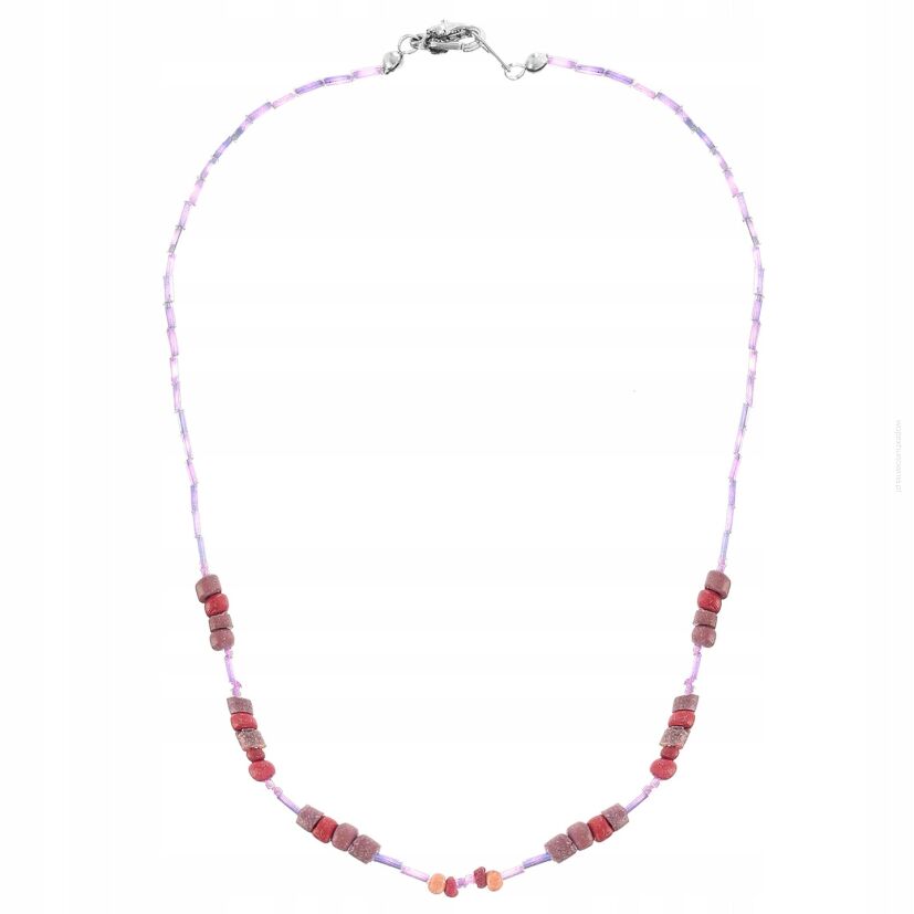 NASZYJNIK / KORALIKI DROBNE FIOLETOWE                                                                   0665-1001/3