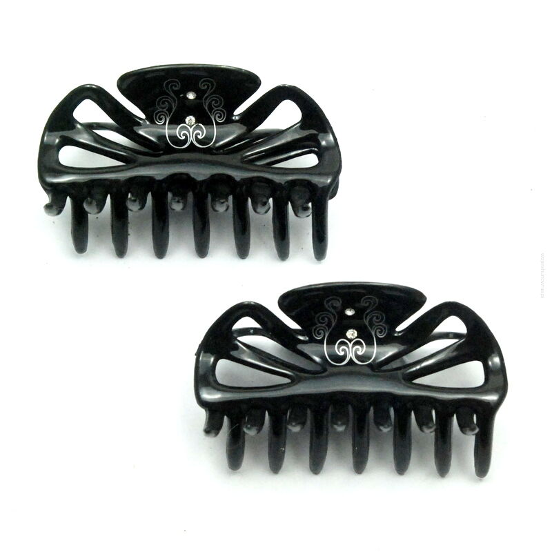 SZCZĘKI / KLAMRY DO WŁOSÓW OZDOBNE 2 SZTUKI                                      (SZD-6 SAH)