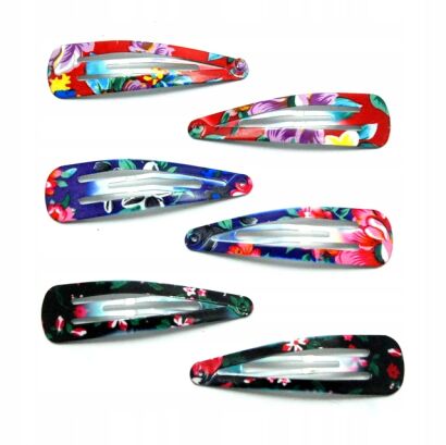 PYKI / SPINKI DO WŁOSÓW KOLOROWE 6 SZTUK                                                                      (1835 SA)