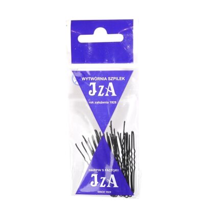 KOKÓWKA FRYZJERSKA KARBOWANA CZARNA 4.5 CM 20 SZTUK                              (B245/20)