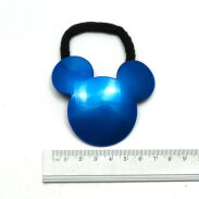 GUMKI DO WŁOSÓW OZDOBNE NIEBIESKIE-MISIE 2 SZTUKI (0842 SA) - 3