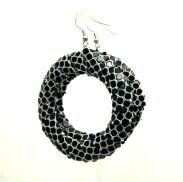 KOLCZYKI KOŁA Z CEKINAMI                                                              0605-533                                   - 2