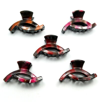 SZCZĘKI / KLAMRY KOLOROWE 5 SZTUK                                                     (9797 SAHU)