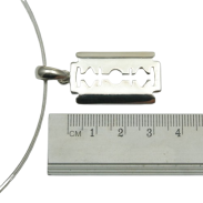 NASZYJNIK / WISIOREK NA STRUNACH Z ZAWIESZKĄ-ŻYLETKĄ                                                   6713-2 AS - 3