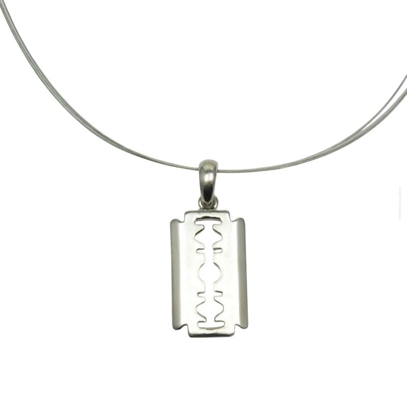 NASZYJNIK / WISIOREK NA STRUNACH Z ZAWIESZKĄ-ŻYLETKĄ                                                   6713-2 AS