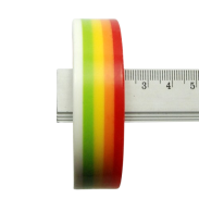 BRANSOLETKI PLASTIKOWE NIEROZPINANE KOLOROWE 3 SZTUKI                                                                ( 3913-1 SAM) - 3