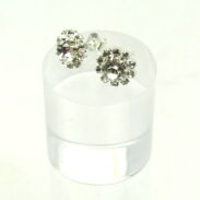 KOLCZYKI OKRĄGŁE Z CYRKONIAMI                                                                                  0614-505 - 2