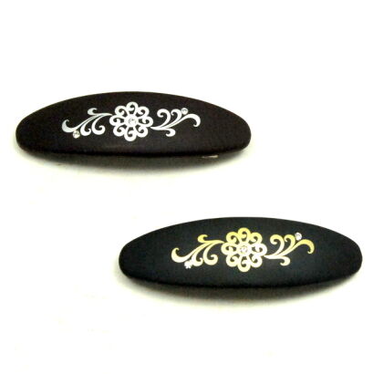 KLAMRY / AUTOMATY DO WŁOSÓW Z CYRKONIAMI 6 SZTUK                                                                                (0365-513 SA)