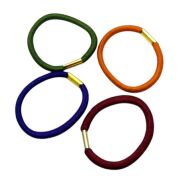 GUMKI DO WŁOSÓW KOLOROWE Z ŁĄCZENIAMI – 100 SZTUK                                   (R4 MIX/5) - 2