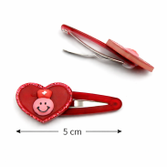 PYKI / SPINKI DO WŁOSÓW DZIECIĘCE SERDUSZKA 4 SZTUKI (0196-2 SAH) - 3