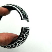 BRANSOLETKA  SZEROKA ROZPINANA 0611-46 - 2