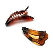 KLAMRY/ SPINKI DO WŁOSÓW BRĄZOWE 6 SZTUK                                                           (0196-517 SAH) - 2