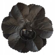 BROSZKA / GUMKA OZDOBNA CZARNY KWIAT (7113 SA) - 2