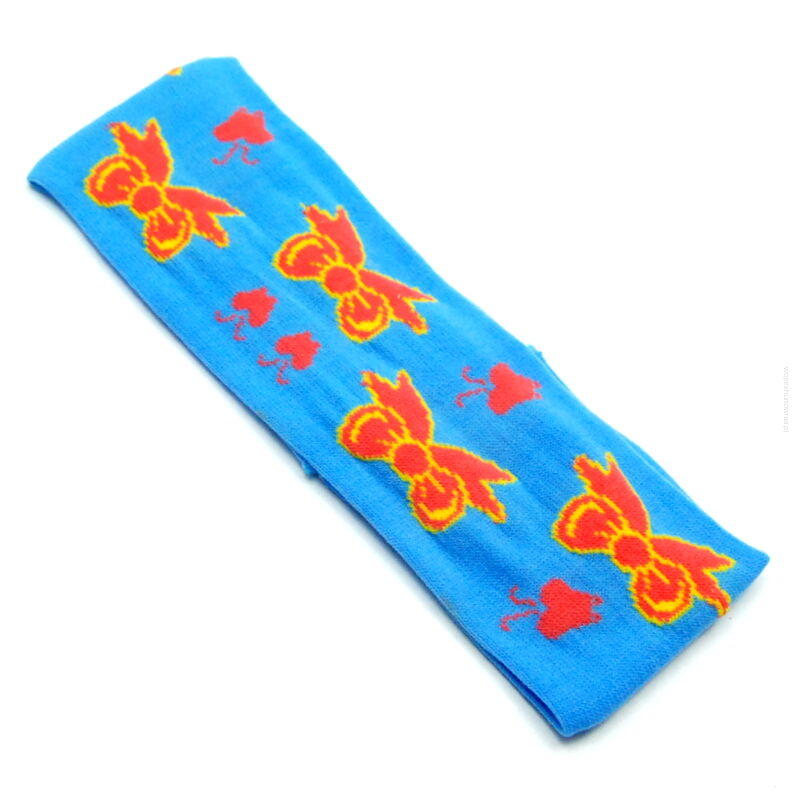 OPASKA ELASTYCZNA NIEBIESKA WE WZORY                                                     (OPEL-4 sh)