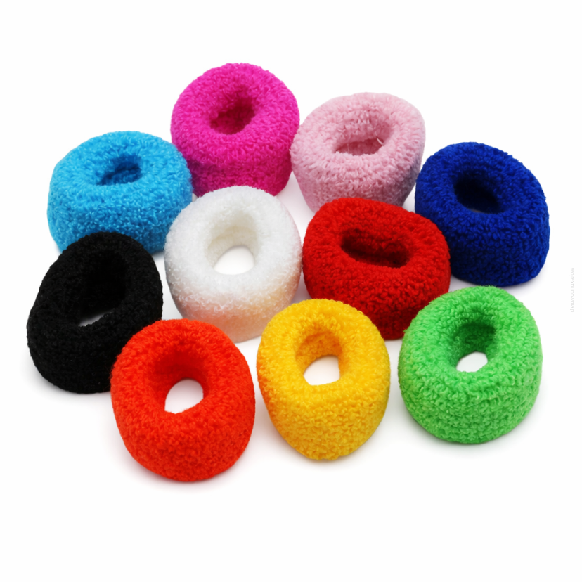 GUMKI FROTKI DO WŁOSÓW PUCHATE MIX KOLOROWY 20 SZTUK (0102-3 SA)