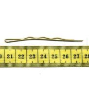 WSUWKA ZŁOTA KARBOWANA BEZ KULKI 7 CM  100 SZTUK                            (227/100) - 2