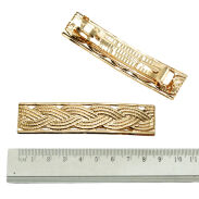 KLAMRA  DO WŁOSÓW  W ZŁOTYM KOLORZE                                                                    (KLD-111 SAH) - 3