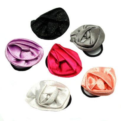 GUMKI DO WŁOSÓW OZDOBNE KWIATY (6 SZTUK) 0176-526