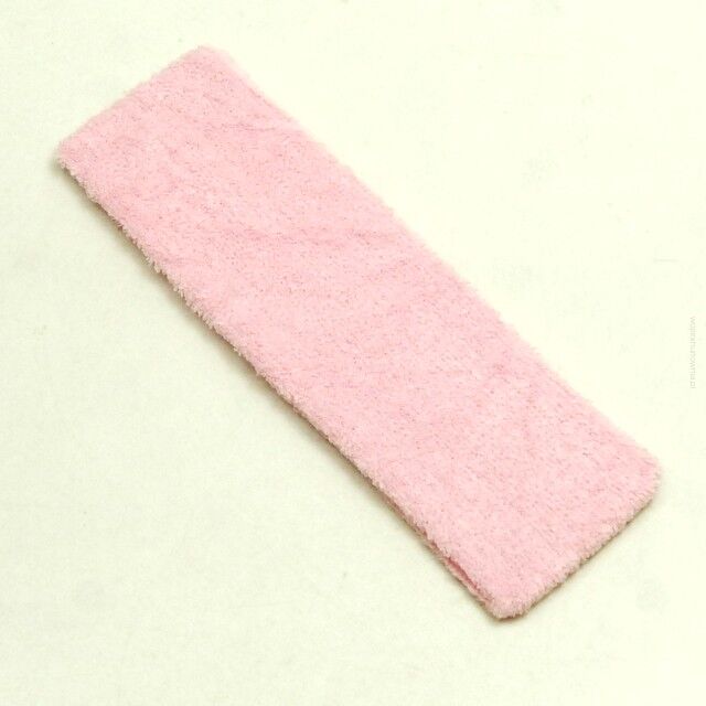 OPASKA NA GŁOWĘ ELASTYCZNA Z FROTY RÓŻOWA (6 cm) 0193-58