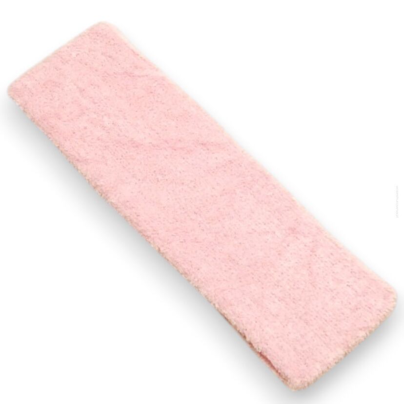 OPASKA NA GŁOWĘ ELASTYCZNA Z FROTY RÓŻOWA 6 CM  (0193-58)