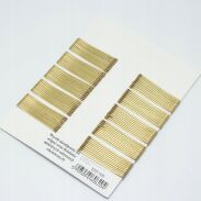 WSUWKA KARBOWANA ZŁOTA 5 CM 2 KULKI 100 SZTUK                                  (325/100) - 3