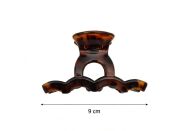 SZCZĘKI DO WŁOSÓW BRĄZOWE 6 SZTUK                                                                (0130-27 SAM) - 4