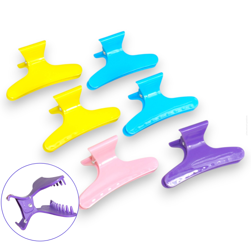 SZCZĘKI-KLIPSY FRYZJERSKIE ŚREDNIE 12 SZTUK                               (0160-01)