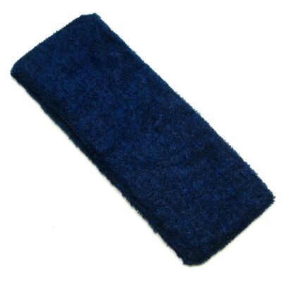 OPASKA NA GŁOWĘ ELASTYCZNA  Z FROTY GRANATOWA (7 cm) 0193-143