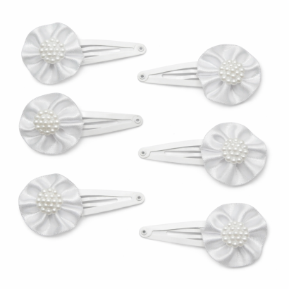 SPINKI / PYKI DO WŁOSÓW KOMUNIJNE 6 SZTUK (0185-25 p SAH)