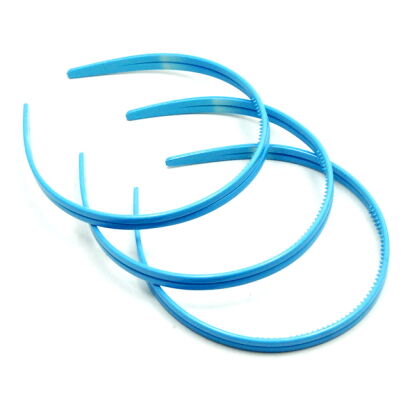 OPASKI DO WŁOSÓW PODWÓJNE NIEBIESKIE 3 SZTUKI  (0193-04 SAH)