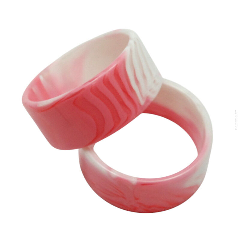 BRANSOLETKI PLASTIKOWE RÓŻOWO- BIAŁE 2 SZTUKI                                                                      (4944 SAM)