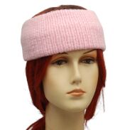 OPASKA NA GŁOWĘ ELASTYCZNA WEŁNIANA RÓŻOWA                   (0111-7 SAH) - 2