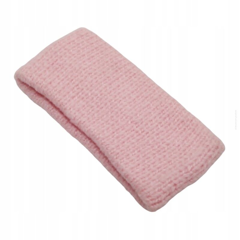 OPASKA NA GŁOWĘ ELASTYCZNA WEŁNIANA RÓŻOWA                   (0111-7 SAH)