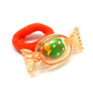 GUMKI DO WŁOSÓW DZIECIĘCE Z OZDOBAMI CUKIERKI 60 SZTUK (0234 AS) - 3