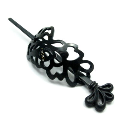 SPINKI DO KOKA CZARNA- OZDOBNA Z PATYCZKIEM                                                                      (SPKOK-3 SAH)