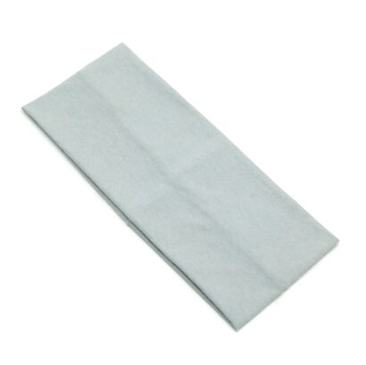 OPASKA NA GŁOWĘ ELASTYCZNA SZEROKA POPIELATA 9 CM                                                                    (0174-29)