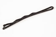 WSUWKA CZARNA MAT KARBOWANA 2 KULKI 6 CM 36 SZTUK                                               (306/36 MAT) - 2