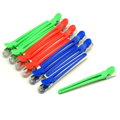 KLIPSY FRYZJERSKIE PLASTIKOWO-METALOWE                      (KLPM/M/12)