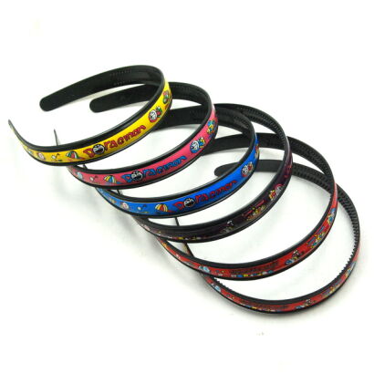 OPASKI DO WŁOSÓW KOLOROWE- DZIECIĘCE 6 SZTUK                                                                           (0176-54 SAH)