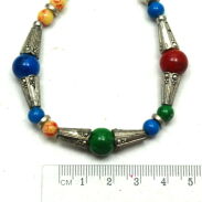 BRANSOLETKA  KOLOROWA Z KORALIKAMI                                                                     0613-142 - 2
