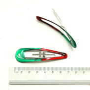 PYKI / SPINKI DO WŁOSÓW DZIECIĘCE DUŻE OBLANE PLASTIKIEM 4 SZTUKI (4585 SA) - 2