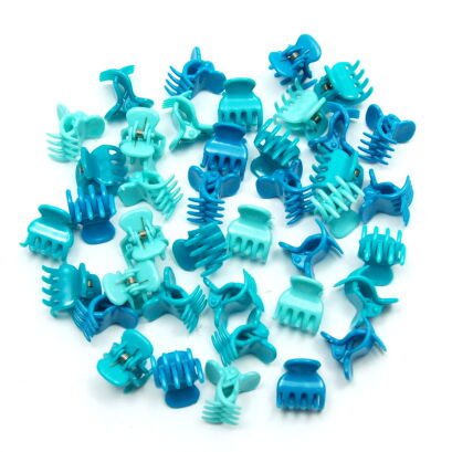 SZCZĘKI / KRABIKI MAŁE MIX- MORSKIE KOLORY 50 SZTUK                                                       (0146-15 SAH)