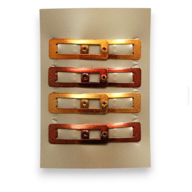 PYKI / SPINKI DO WŁOSÓW DZIECIĘCE MINI METALOWE BEZ OZDÓB 8 SZTUK (0279 S)