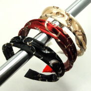 OPASKI DO WŁOSÓW KOLOROWE ROZKŁADANE 6 SZTUK                                                                (0176-523 SAH) - 2