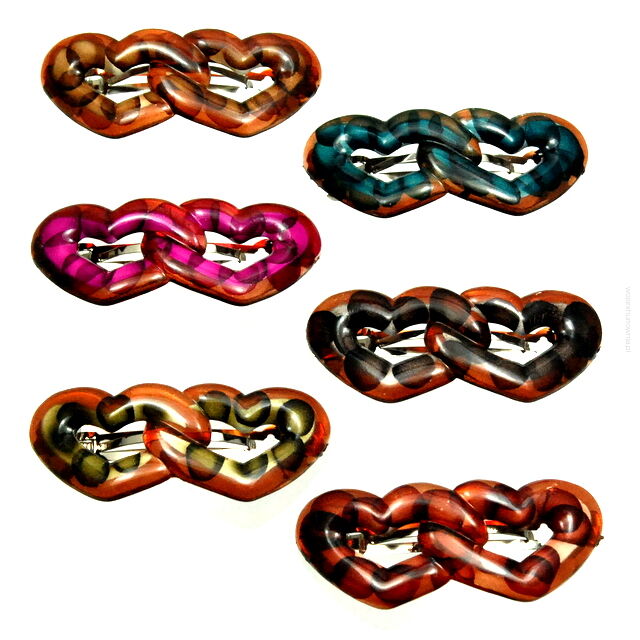 KLAMRY / AUTOMATY DO WŁOSÓW 6 SZTUK                                                             (0365-531 SAH)