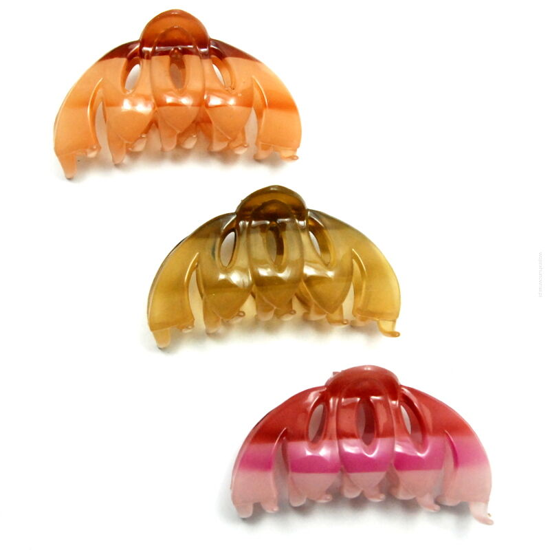 SZCZĘKI/ KLAMRY DO WŁOSÓW KOLOROWE 3 SZTUKI                                                                 (0217-56 SAM)