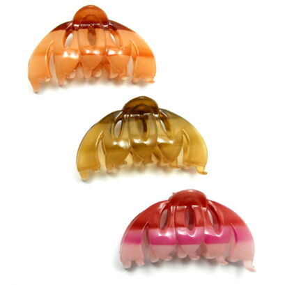 SZCZĘKI/ KLAMRY DO WŁOSÓW KOLOROWE 3 SZTUKI                                                                 (0217-56 SAM)