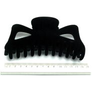 SZCZĘKI / KLAMRY CZARNE DUŻE WELUROWE 2 SZTUKI                                    (SZD-3 SAH) - 4